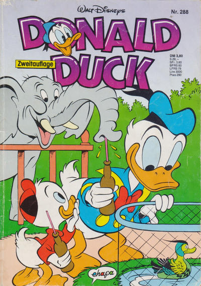 Cover for Donald Duck (Egmont Ehapa, 1974 series) #288 [Zweitauflage]