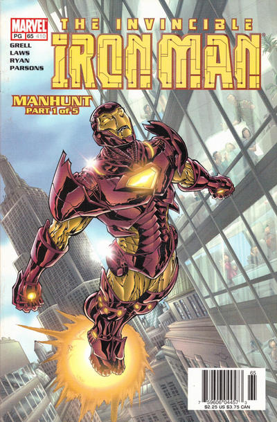 Cover for Iron Man (Marvel, 1998 series) #65 (410) [Newsstand]