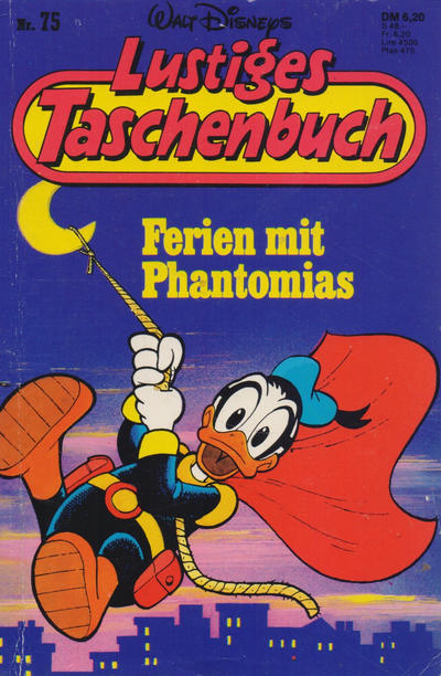 Cover for Lustiges Taschenbuch (Egmont Ehapa, 1967 series) #75 - Ferien mit Phantomias [6.20 DM]