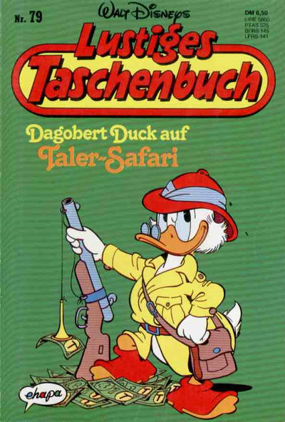 Cover for Lustiges Taschenbuch (Egmont Ehapa, 1967 series) #79 - Dagobert Duck auf Taler-Safari [6.50 DM]