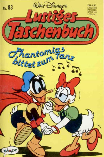 Cover for Lustiges Taschenbuch (Egmont Ehapa, 1967 series) #83 - Phantomias bittet zum Tanz [6.50 DM]