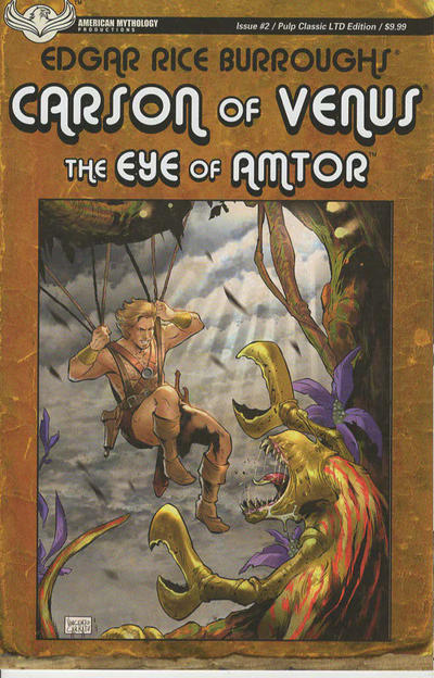 Cover for Carson of Venus: The Eye of Amtor (American Mythology Productions, 2020 series) #2 [Pulp Classic LTD Edition]