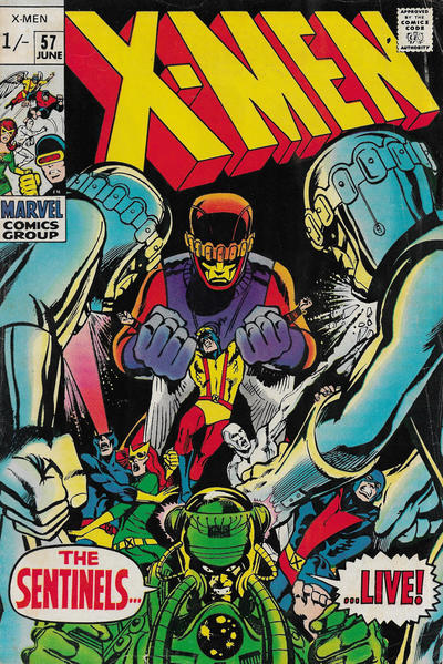 Cover for The X-Men (Marvel, 1963 series) #57 [British]