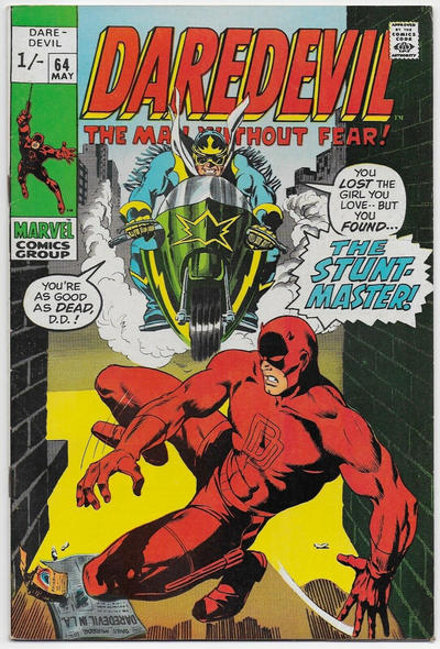 Cover for Daredevil (Marvel, 1964 series) #64 [British]