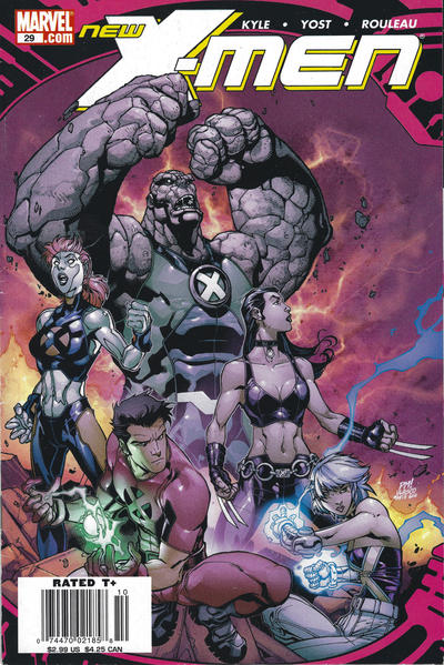 Cover for New X-Men (Marvel, 2004 series) #29 [Newsstand Edition]