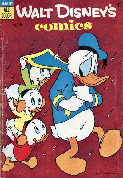Cover for Walt Disney's Comics (W. G. Publications; Wogan Publications, 1946 series) #119 [Darker Shade]