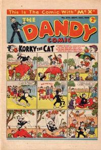 Cover Thumbnail for The Dandy Comic (D.C. Thomson, 1937 series) #275
