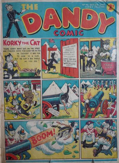Cover for The Dandy Comic (D.C. Thomson, 1937 series) #46