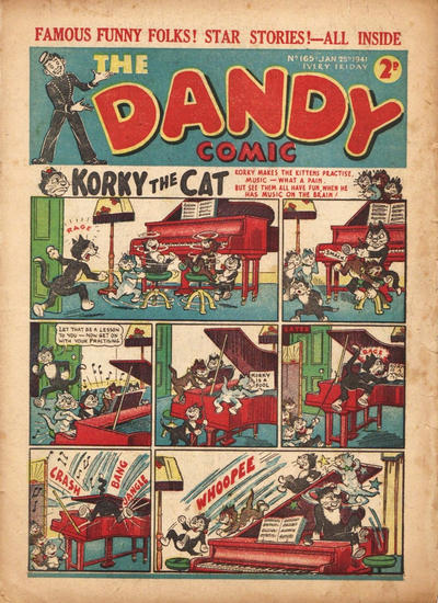 Cover for The Dandy Comic (D.C. Thomson, 1937 series) #165
