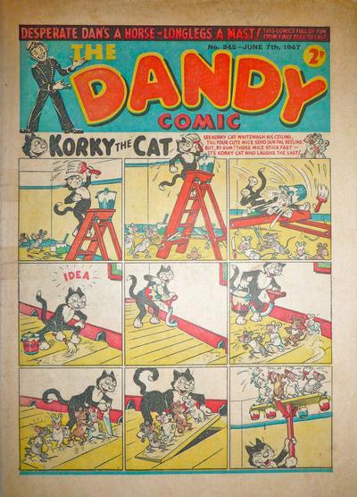 Cover for The Dandy Comic (D.C. Thomson, 1937 series) #345