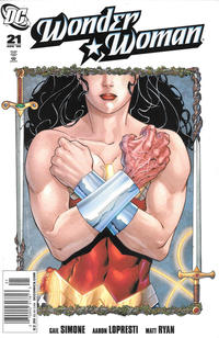 Cover for Wonder Woman (DC, 2006 series) #21 [Newsstand]