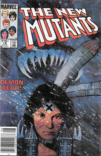 Cover for The New Mutants (Marvel, 1983 series) #18 [Canadian]