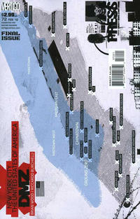 Cover Thumbnail for DMZ (DC, 2006 series) #72 [Brian Wood Cover]