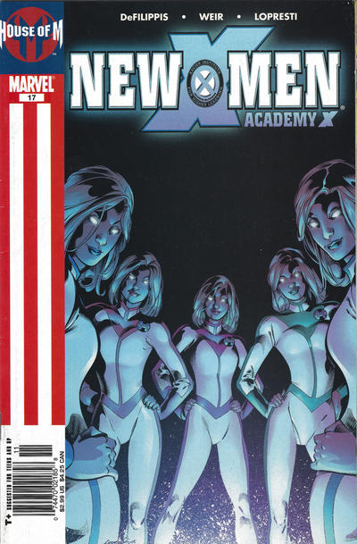 Cover for New X-Men (Marvel, 2004 series) #17 [Newsstand Edition]