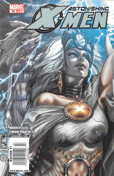 Cover for Astonishing X-Men (Marvel, 2004 series) #29 [Newsstand]