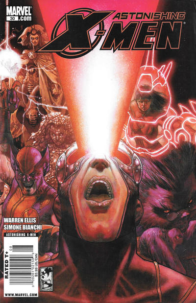Cover for Astonishing X-Men (Marvel, 2004 series) #30 [Newsstand]