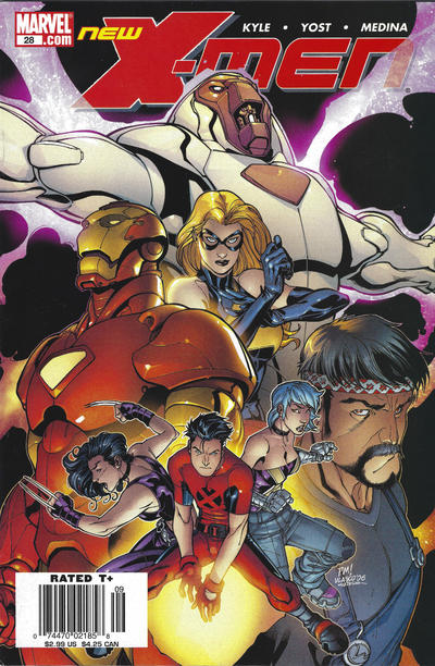 Cover for New X-Men (Marvel, 2004 series) #28 [Newsstand Edition]