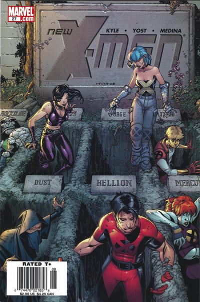 Cover for New X-Men (Marvel, 2004 series) #27 [Newsstand Edition]