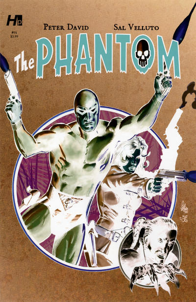 Cover for The Phantom (Hermes Press, 2014 series) #1 [L - Sal Velluto - Negative]