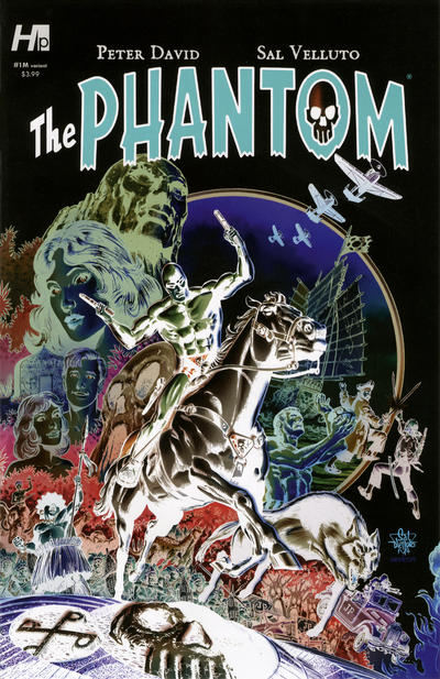 Cover for The Phantom (Hermes Press, 2014 series) #1 [M - Sal Velluto Variant - Negative]