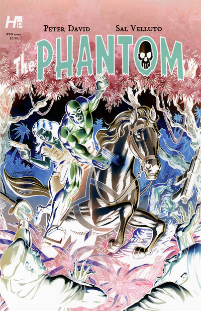 Cover for The Phantom (Hermes Press, 2014 series) #1 [O - Alex Saviuk - Negative]