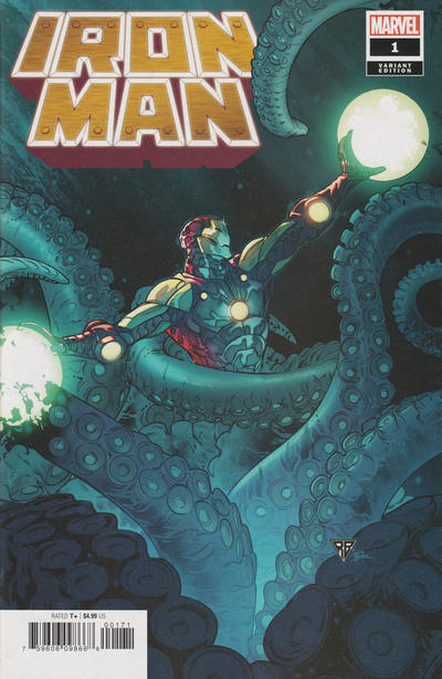 Cover for Iron Man (Marvel, 2020 series) #1 [R.B. Silva Launch Cover]