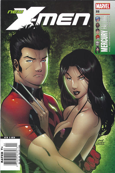 Cover for New X-Men (Marvel, 2004 series) #35 [Newsstand Edition]