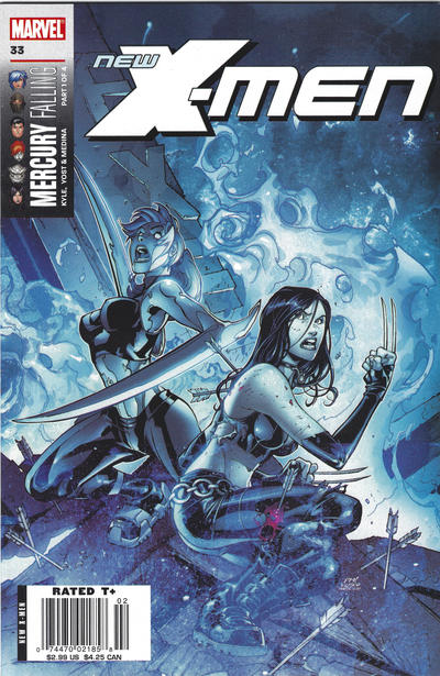 Cover for New X-Men (Marvel, 2004 series) #33 [Newsstand Edition]