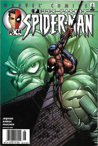 Cover for Peter Parker: Spider-Man (Marvel, 1999 series) #44 (142) [Newsstand]