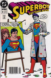 Cover Thumbnail for Superboy (DC, 1990 series) #8 [Newsstand]