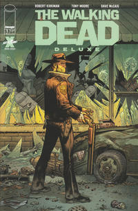 Cover for The Walking Dead Deluxe (Image, 2020 series) #1 [Tony Moore & Dave McCaig Cover]