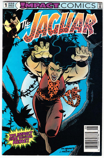 Cover for The Jaguar (DC, 1991 series) #1 [Newsstand]