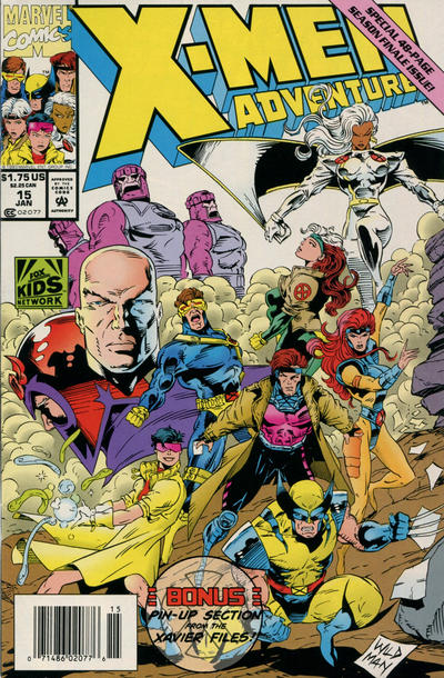 Cover for X-Men Adventures (Marvel, 1992 series) #15 [Newsstand]