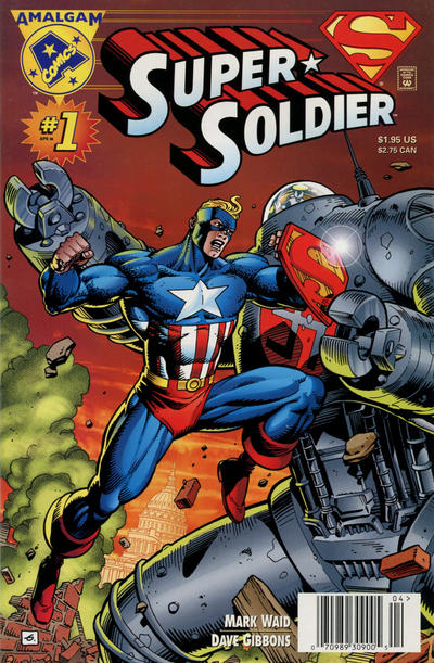 Cover for Super Soldier (DC, 1996 series) #1 [Newsstand]