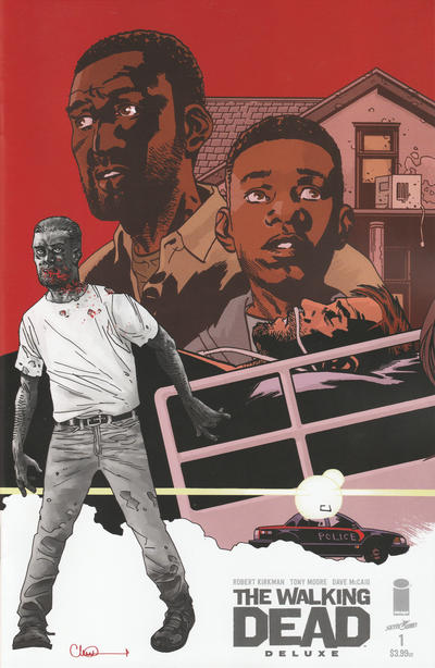 Cover for The Walking Dead Deluxe (Image, 2020 series) #1 [Charlie Adlard Connecting Cover]