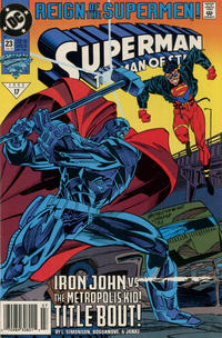 Cover for Superman: The Man of Steel (DC, 1991 series) #23 [Newsstand]