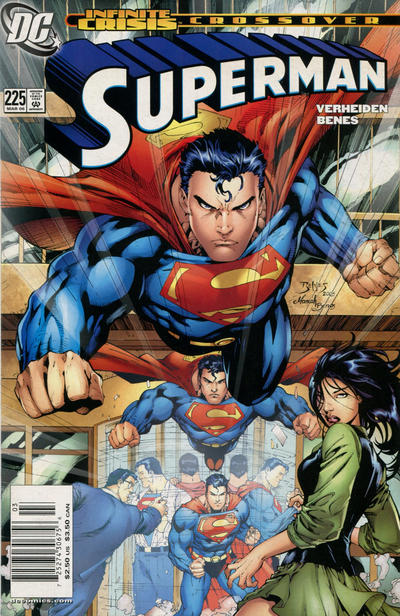 Cover for Superman (DC, 1987 series) #225 [Newsstand]