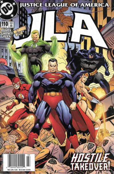 Cover for JLA (DC, 1997 series) #110 [Newsstand]