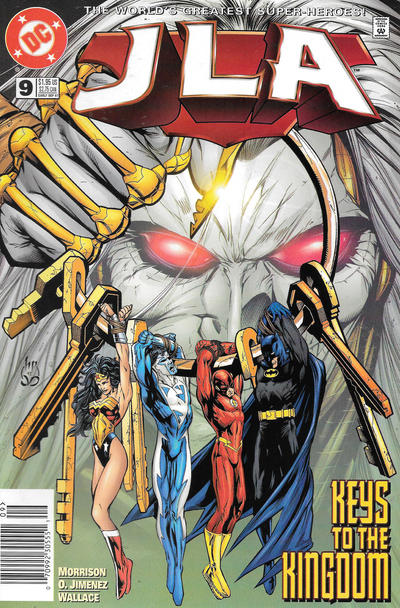 Cover for JLA (DC, 1997 series) #9 [Newsstand]