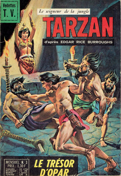 Cover for Tarzan (Sage - Sagédition, 1968 series) #3
