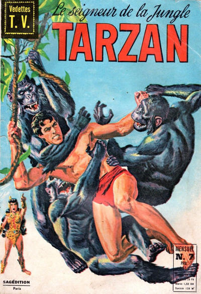 Cover for Tarzan (Sage - Sagédition, 1968 series) #7