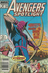 Cover for Avengers Spotlight (Marvel, 1989 series) #21 [Newsstand]