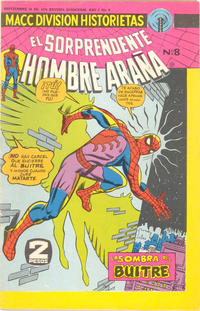 Cover Thumbnail for El Sorprendente Hombre Araña (Editorial OEPISA, 1974 series) #8
