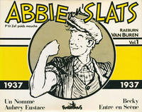 Cover Thumbnail for Abbie an' Slats (Futuropolis, 1983 series) 