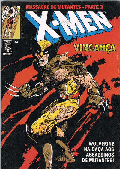 Cover for X-Men (Editora Abril, 1988 series) #33