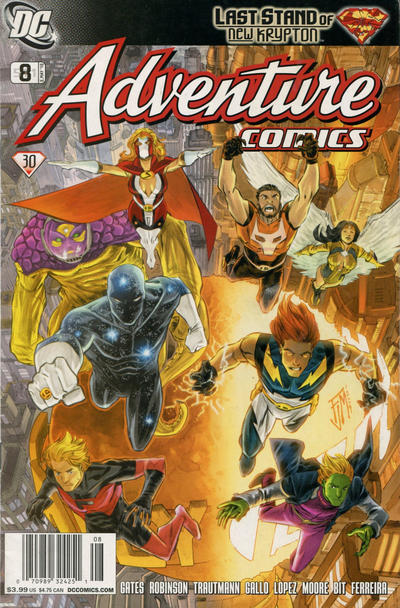 Cover for Adventure Comics (DC, 2009 series) #8 / 511 [8 Cover Newsstand]