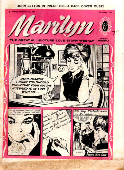 Cover for Marilyn (Amalgamated Press, 1955 series) #21 October 1961