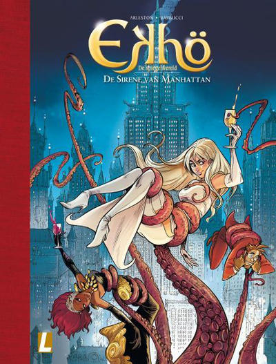 Cover for Ekhö de spiegelwereld (Uitgeverij L, 2013 series) #8 - De sirene van Manhattan