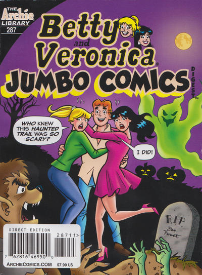 Cover for Betty and Veronica Double Digest Magazine (Archie, 1987 series) #287