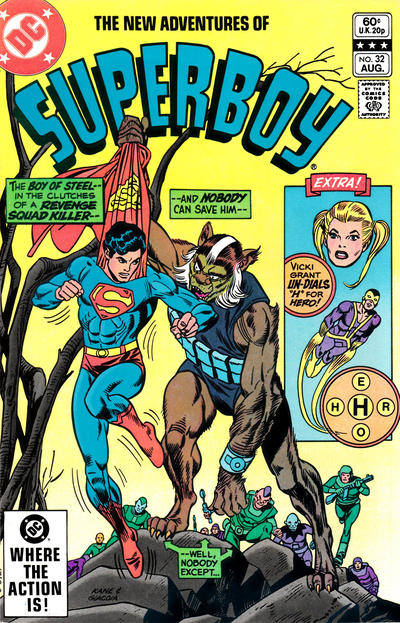 Cover for The New Adventures of Superboy (DC, 1980 series) #32 [Direct]